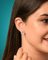 Viola Blu Stud Earrings